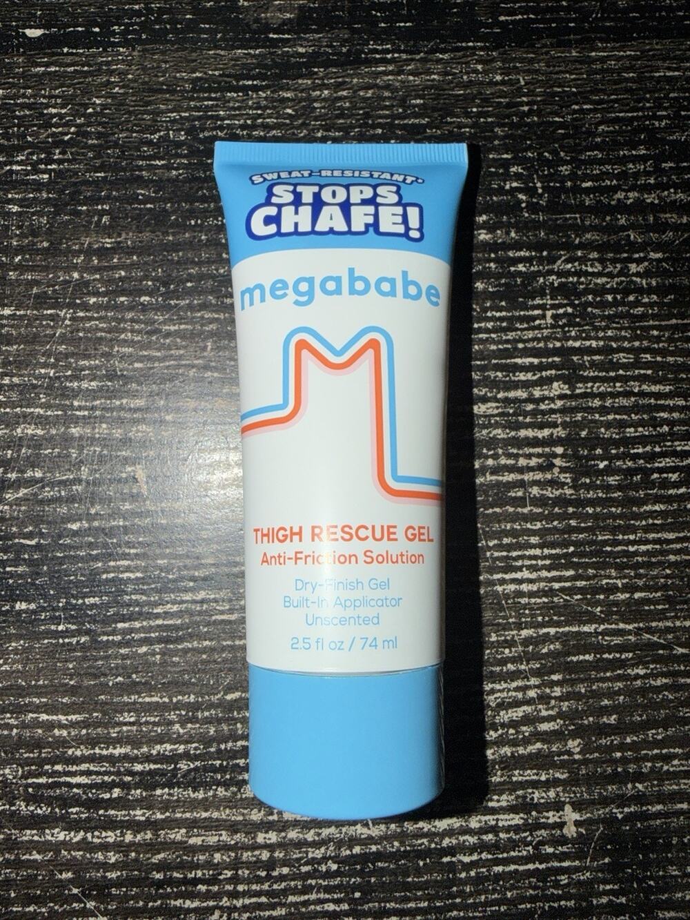 Megababe Thigh Rescue Gel Anti-Friction Solution Dry Finish Gel 2.5 Fl Oz 74 Ml